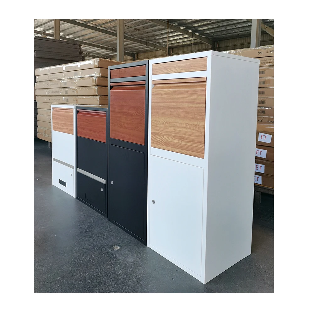 Express Package newspaper drop box Steel letter post boxes Manufacturers Metal Parcel Delivery Box Outdoor mailbox