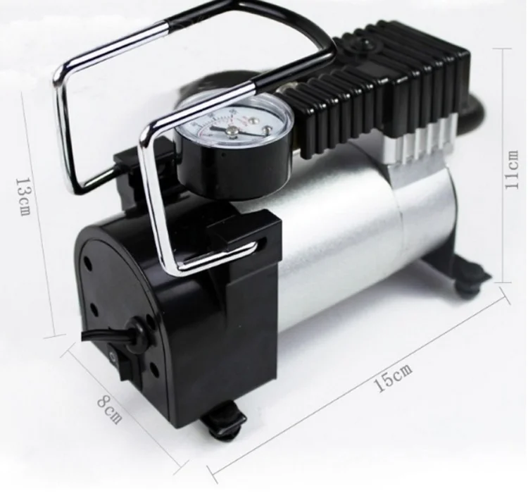 HEAVY DUTY 12V DELUXE METAL AIR COMPRESSOR 150PS CAR VAN TYRE INFLATOR