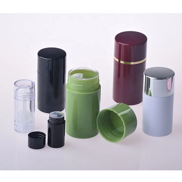 
White 75ml empty deodorant container stick deodorant roll on bottle 