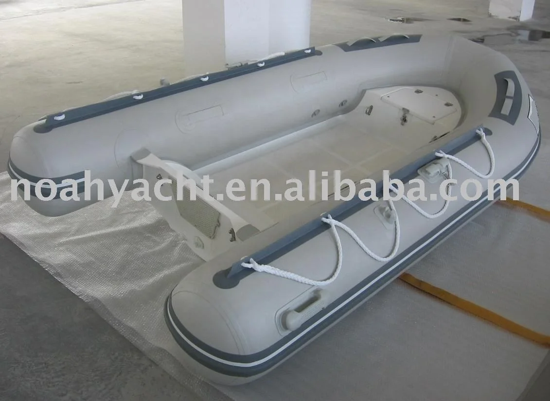 semi rigid fiberglass hull rib hypalon inflatable boat 330