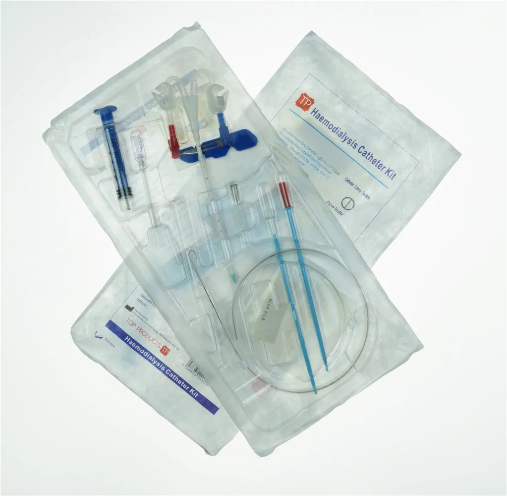 Disposable Hemodialysis Dialysis Catheter Medical Catheter Kit Arterial Catheter Kit
