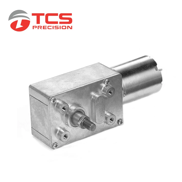 6V 12V 24V low speed dc worm geared brushless motor Vertical gear reducer motor