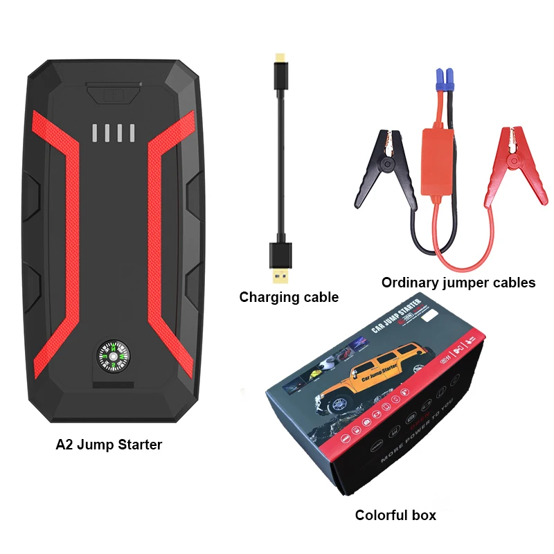 Портативный автомобильный стартер высокой мощности 22 200 МВт/ч, 12 В, литиевый аккумулятор, стартер 12 В, литиевый аккумулятор, бустер