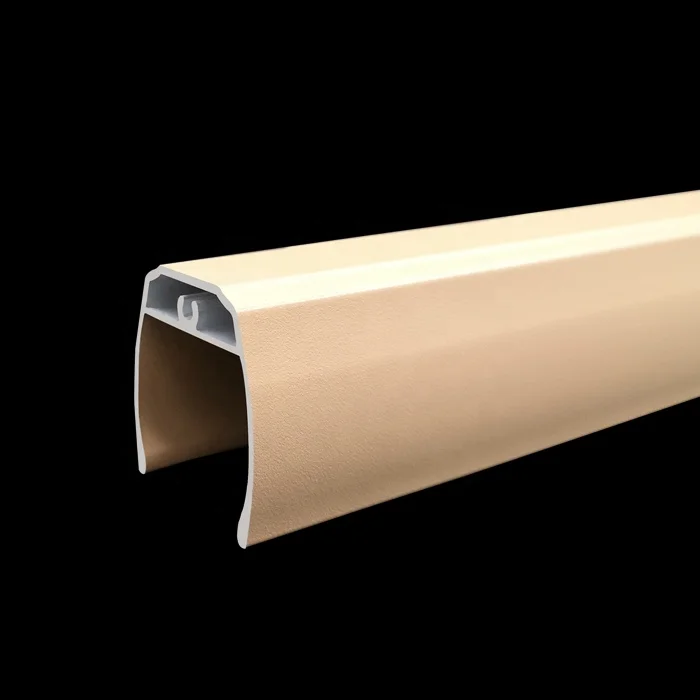 
Aluminium profile powder coated white zebra blind bottom rail and lower blind tube 