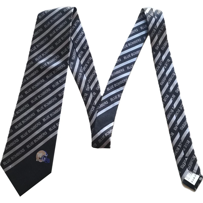 Customized Logo Microfiber Man Necktie