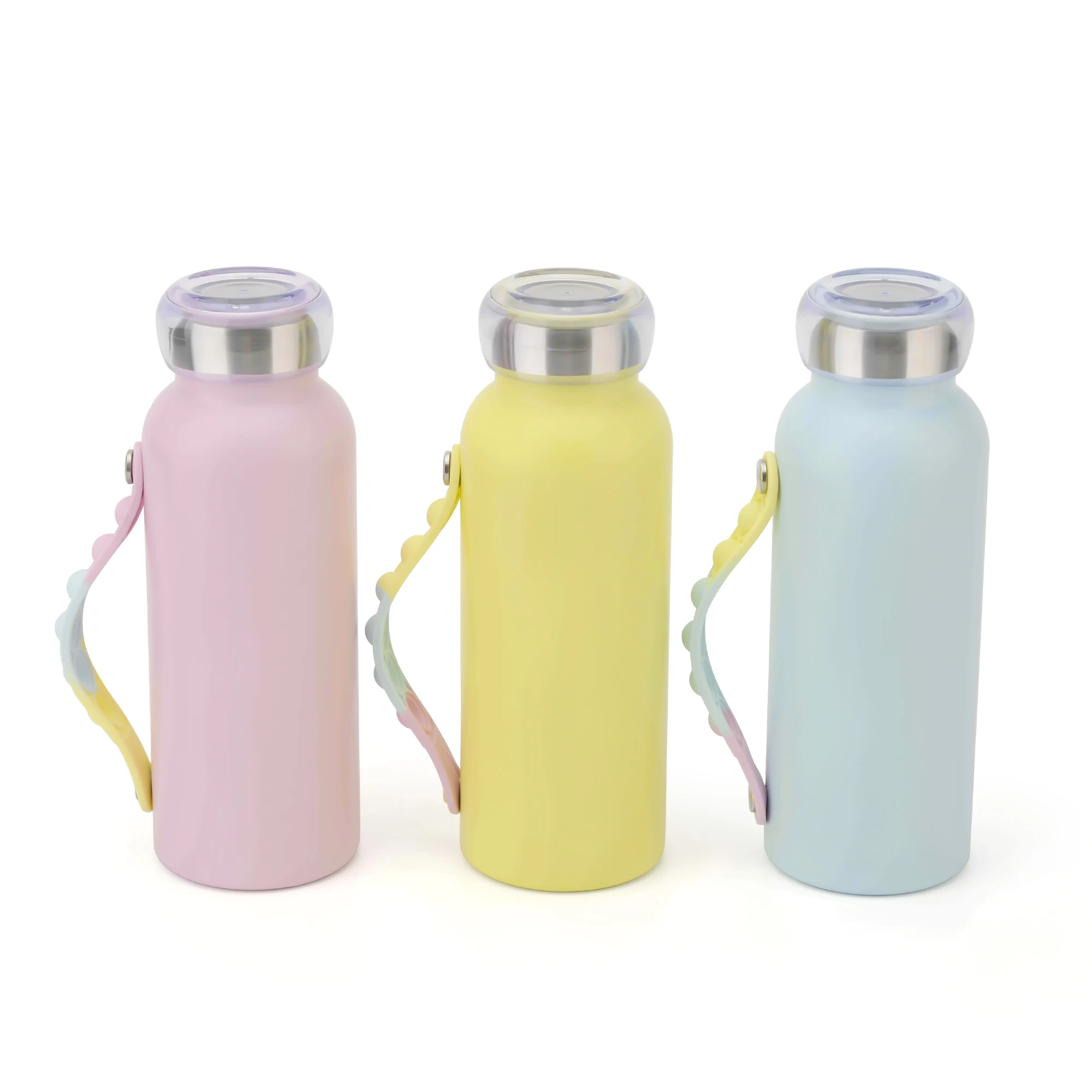 Симпатичная Спортивная бутылка для воды из нержавеющей стали с двойной стенкой