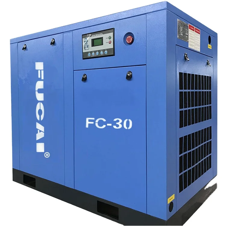 Винтовой воздушный компрессор FUCAI 220v 50hz 60hz 22kw 30hp dari