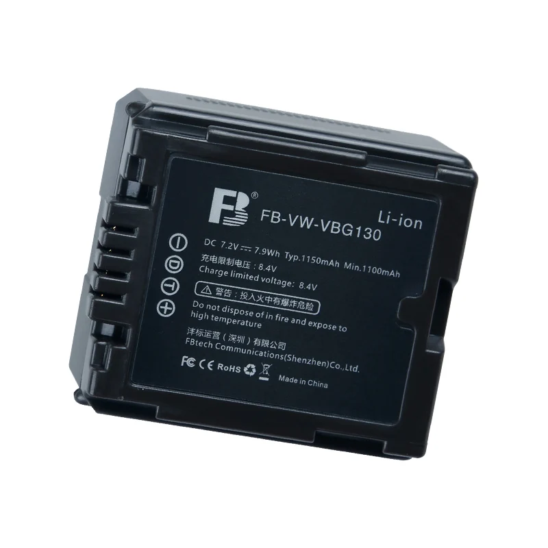 VW-VBK180 VW-VBK360 for Panasonic Camcorder camera battery pack VW-VBG130 VW-VBG260 VBG070 VBL090 VW-VBT380