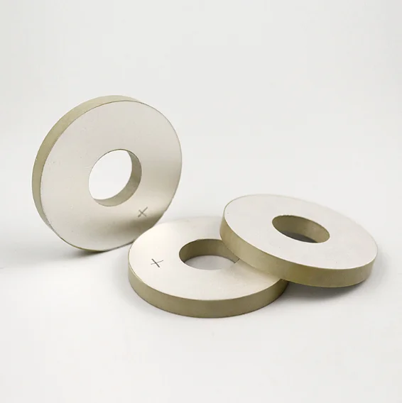 Manufacturer PZT4 PZT5 PZT8 Customized Ultrasonic Sensor Piezoelectric Ring