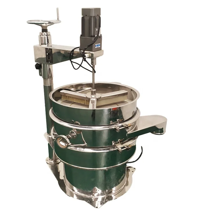 Round vibratory filter Three-D Vibrating screen stainless steel sieve shaker machine