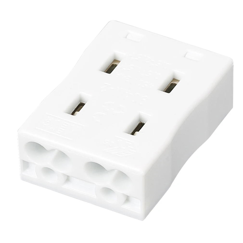 2024 new arrival connector terminal block 450v 24a Mini Flat Screwless Terminal Blocks