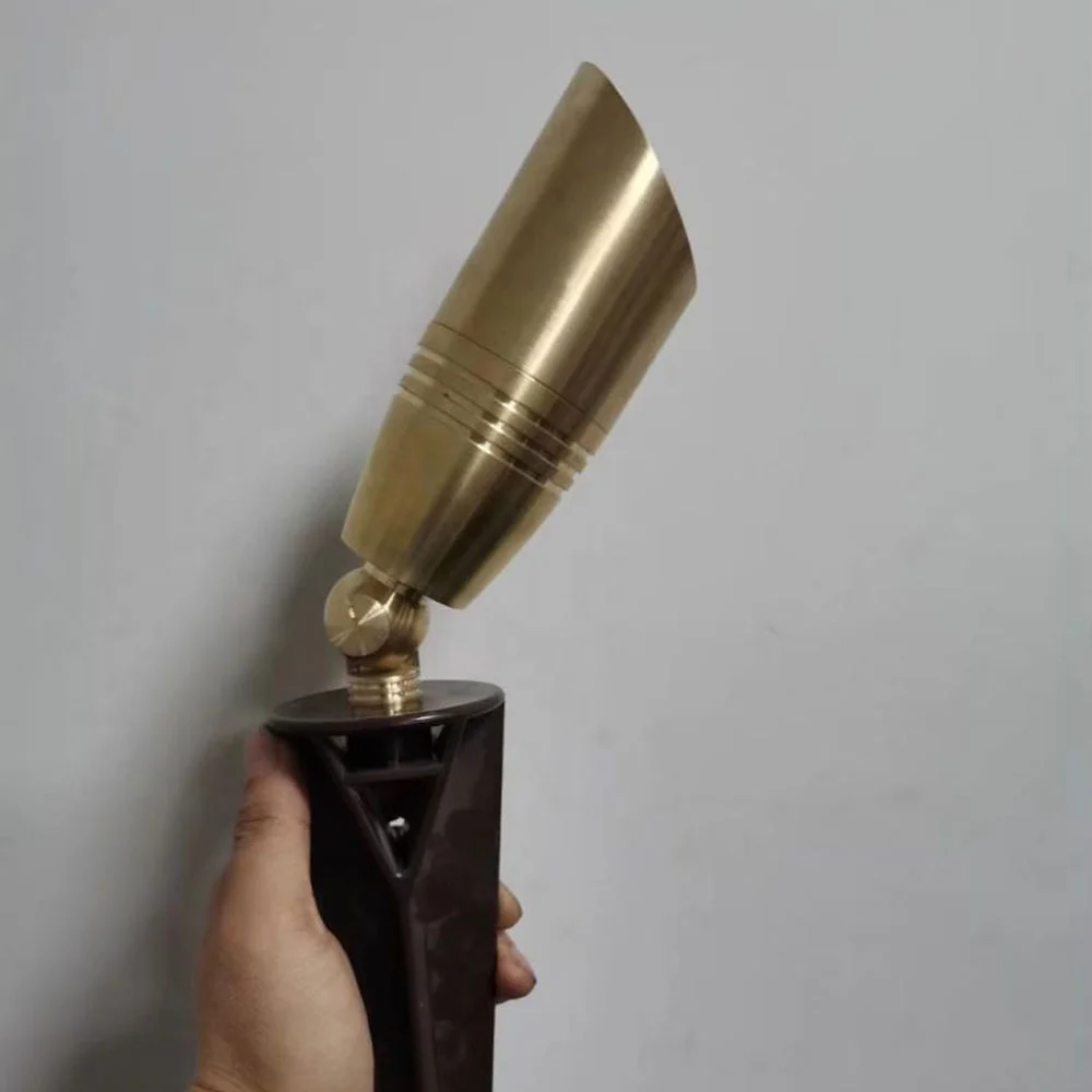 MR16 Low Voltage led landscape light for outdoor landscape led light garden spot light for garden Brass Spotlight