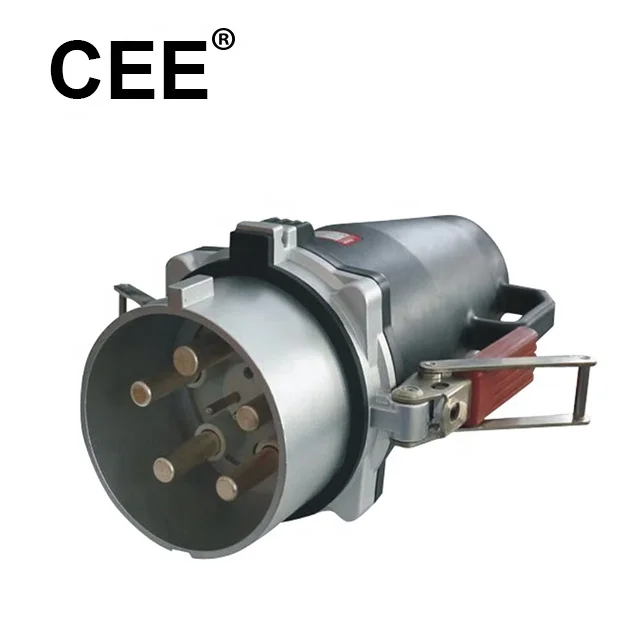 CEE IEC IP67 3P+E 200amp 250 amp 400amp High Current Industrial Plug