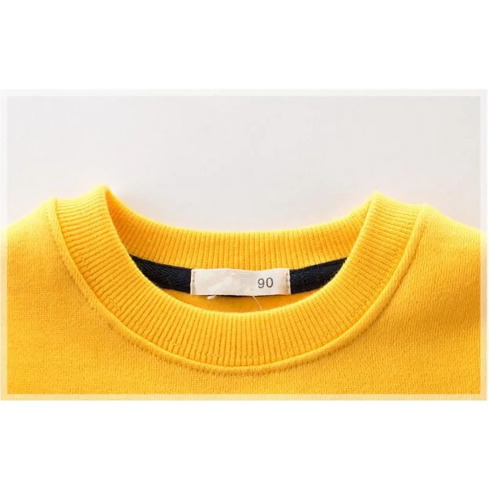 
Baby Boy Sweatshirt Children Autumn Long Sleeve Tops Boys Girls Clothes cartoon animal print toddler boy sweatshirt 