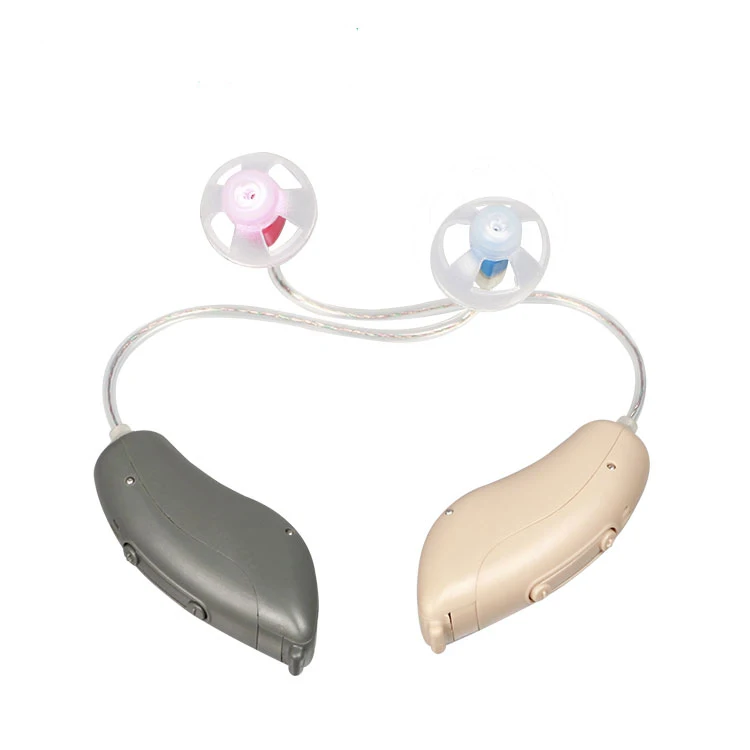 AcoSound Hearing Aids RIC Thin Tube Hearing Amplifier with Open Fit Ear Domes