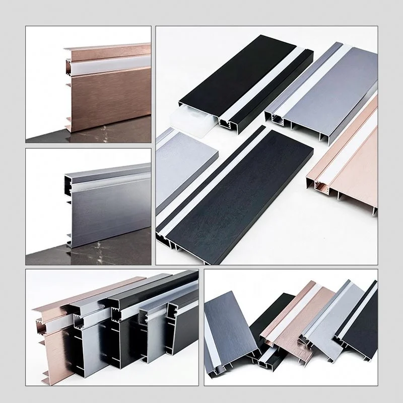 Customized Aluminum Alloy Tile Trim Modern Style Aluminum Alloy U Shape Tile Trim Decor Strip for Hotel