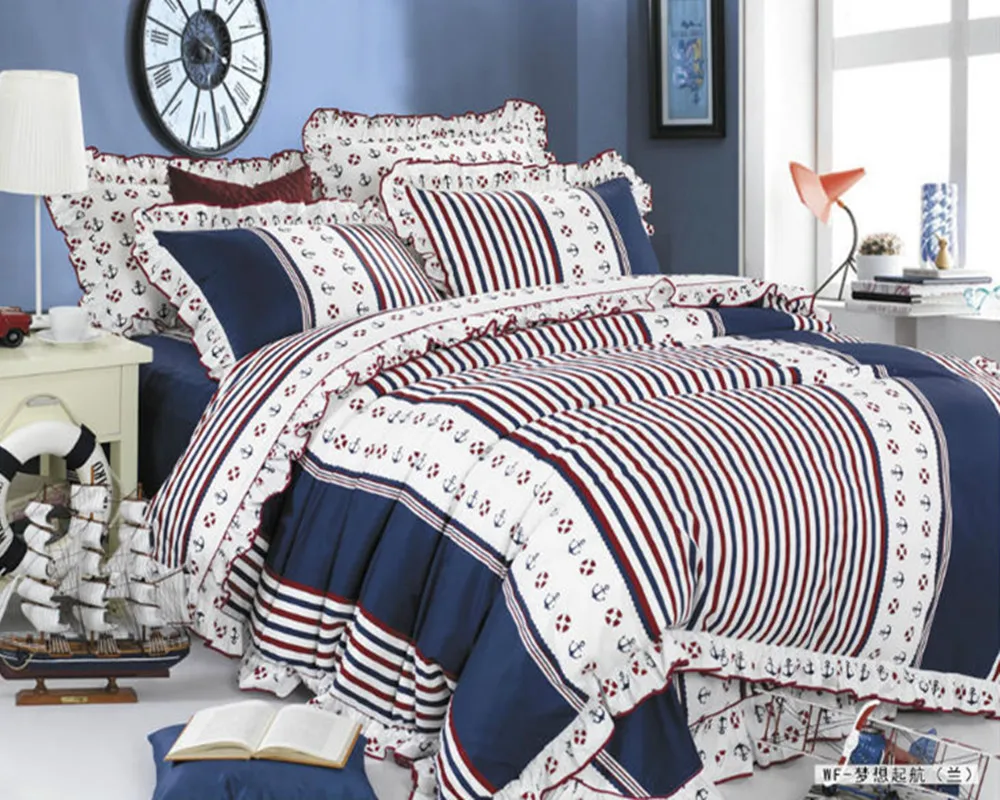 2021 new design Navy style fabric printing cotton