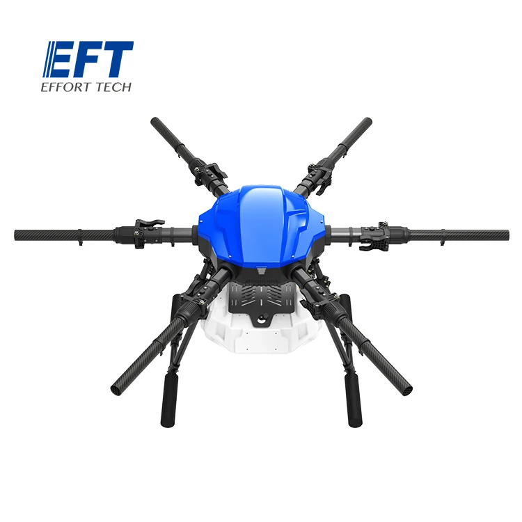 EFT E610P 10kg 6-axis folding agricultural spray agricultural drone 10L water tank Hobbywing X6 motor and 5L 8L water pump kit