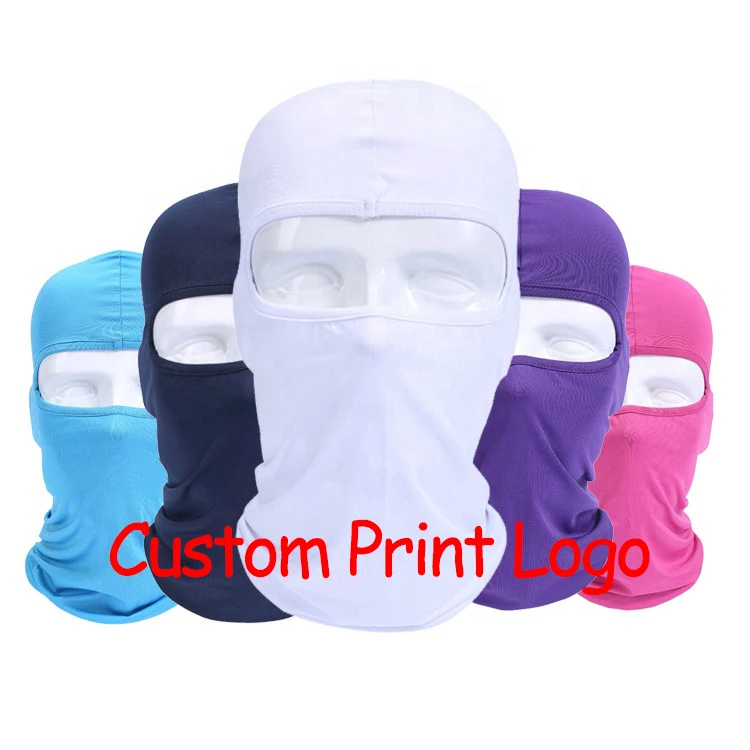 balaclava hot sale multicolor polyester custom printing logo Face Mask balaclava for motorcycle and sports