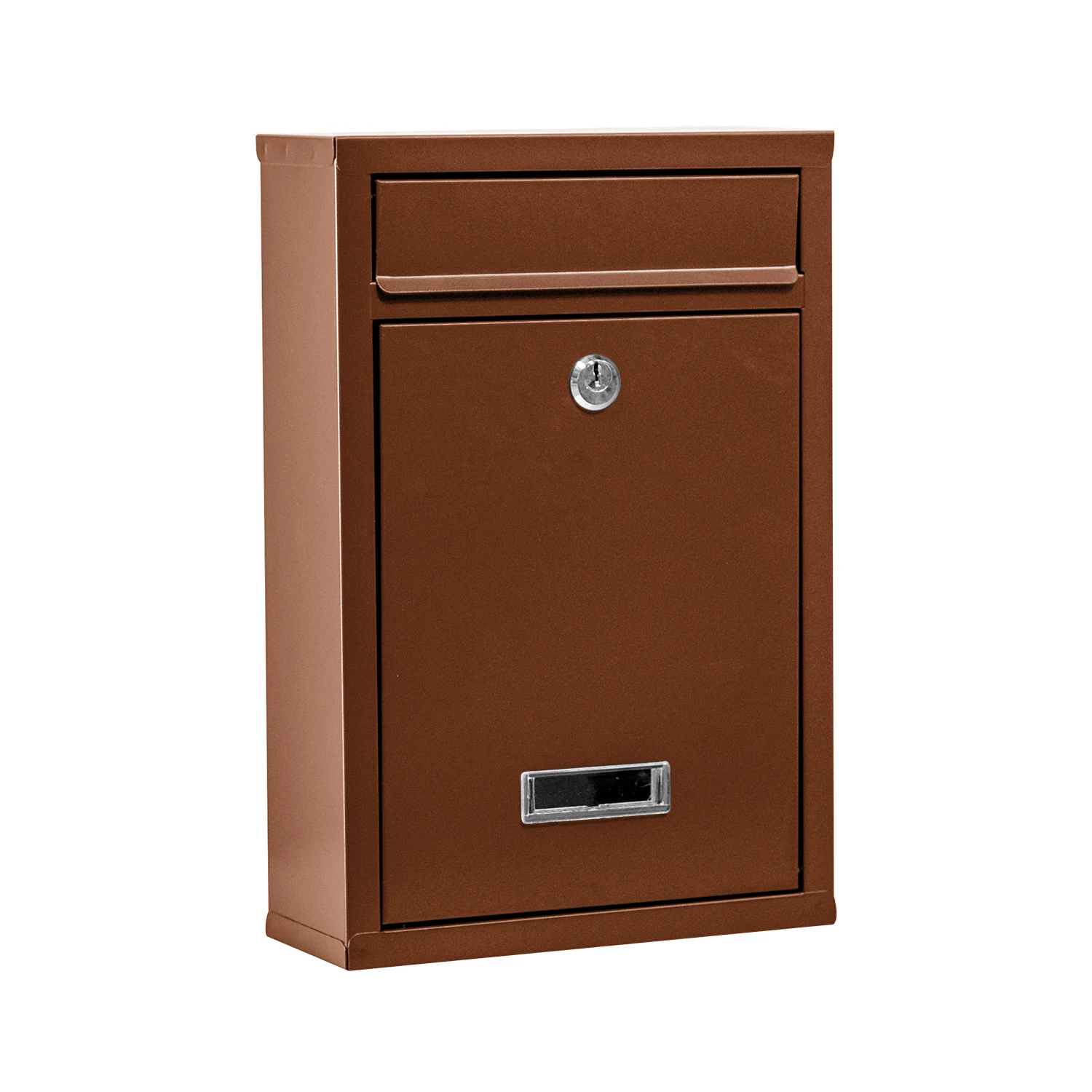 custom mini modern outdoor letter box galvanized steel  powder coating Letterbox wall mounted passwords