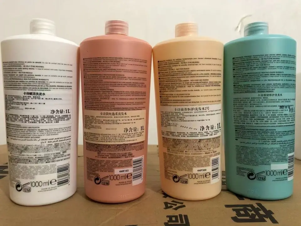 Wholesale High Quality 1000ml Kerasta Black Diamond Platinum Revitalizing Double Oil Control Itching Antidandruff Hair Shampoo