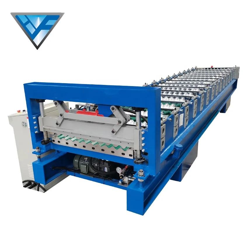 high speed Corrugated Roof Aluminium ZINC Tile Cold Roll Forming Machine Corrugated Iron Sheet Making Machine