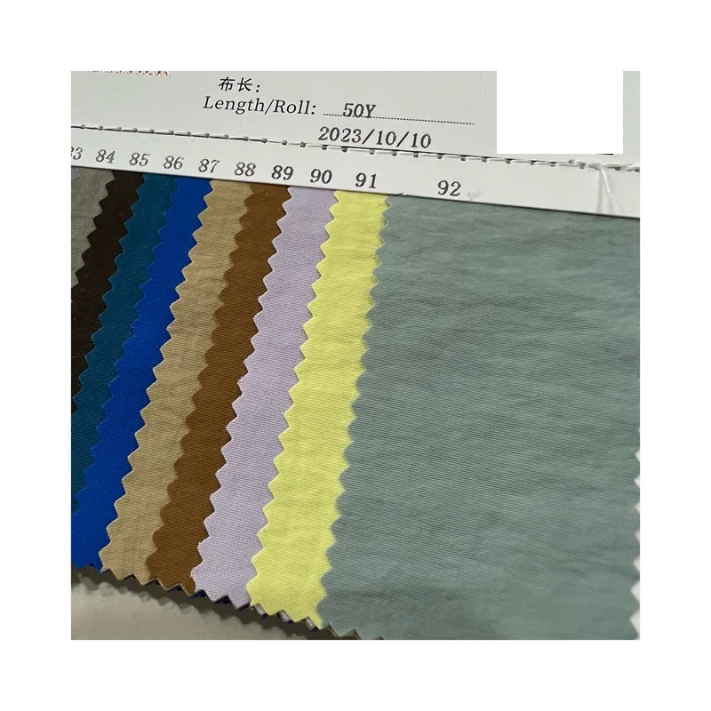 Нейлон Taslan морщинистая полиуретановая Водонепроницаемая оксфордская ткань, обычно используемая ткань для багажа и сумок