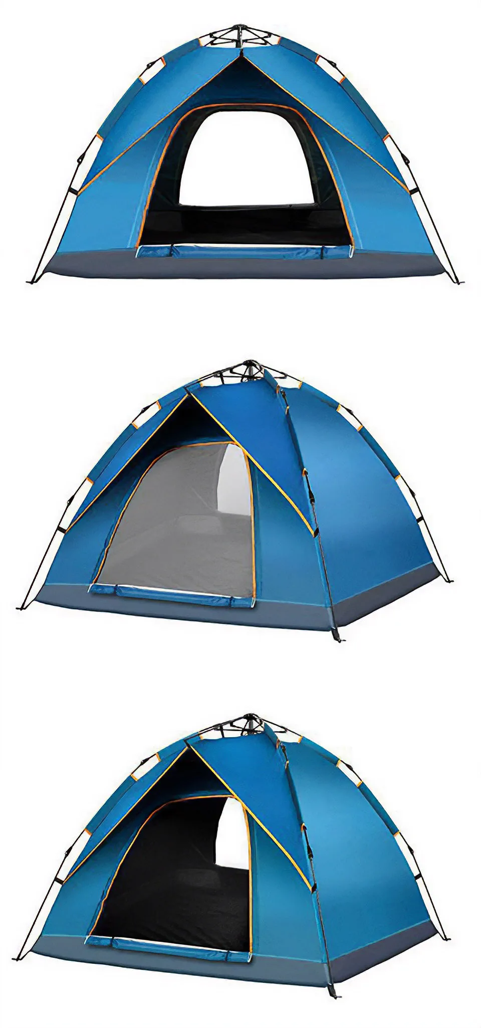 3-4 Person Family Travel Portable Automatic Tent Outdoor Picnic Fishing Camping Pop Up Tent