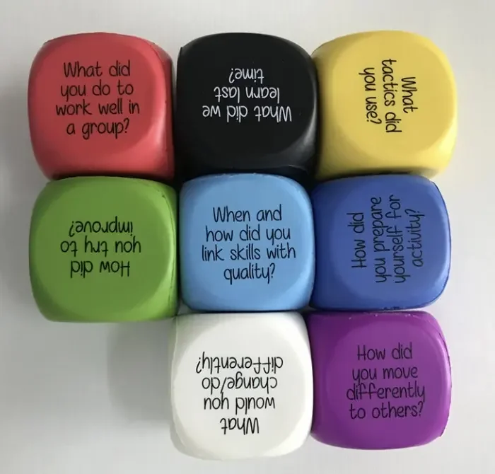 Custom Size and Logo Colorful Game Dice For Kids and Adults 12 Sided Foam Dice Talk for Education