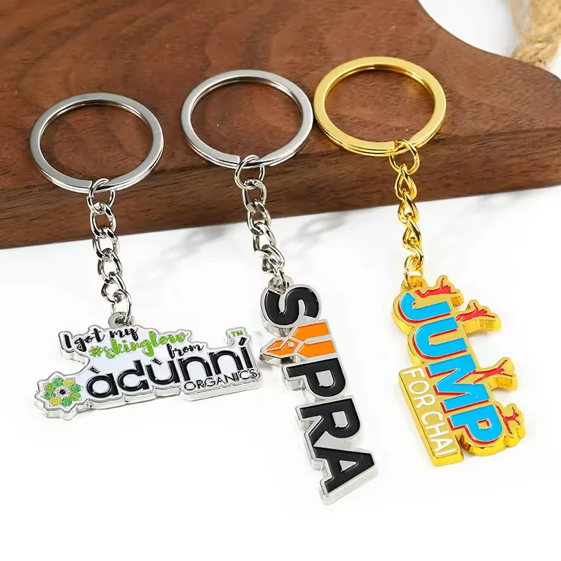 Factory Manufacturer  Custom 2d 3d Metal Keychain Soft Hard Enamel Keychain Zinc Alloy Keychain Metal Key Chain