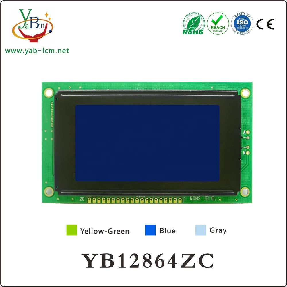 Stn 12864 St7920 Graphic lcd Display 128X64 Lcd Screen size:133.2X65.2 MM