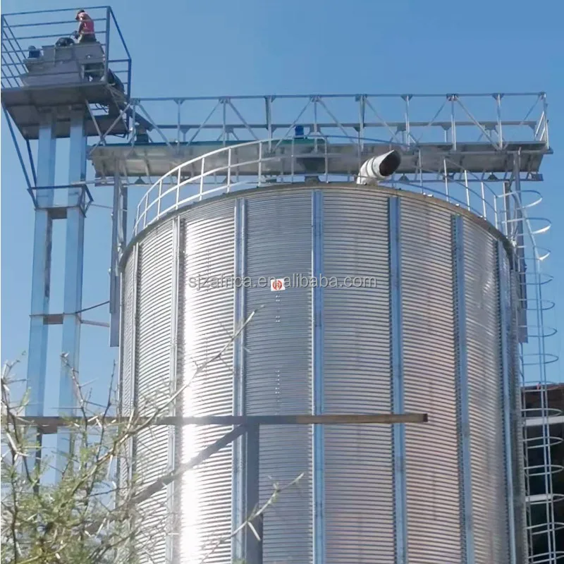 grain galvanized maize corn storage silos