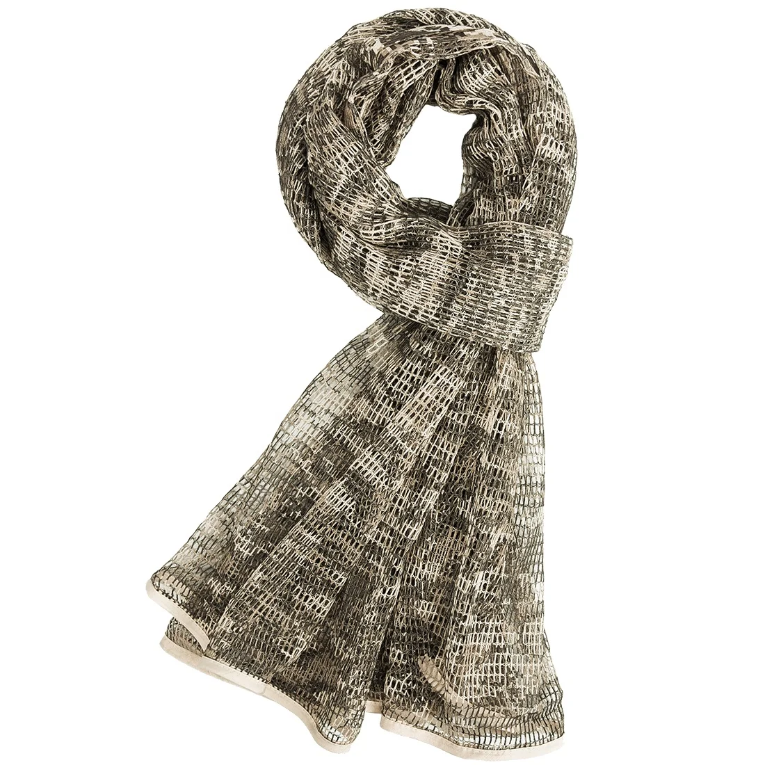 
Wholesale Breathable Versatile Military Army Shemagh Scarves Hunting Scarves Tactical Combat Sniper Veil Camouflage Scarf 