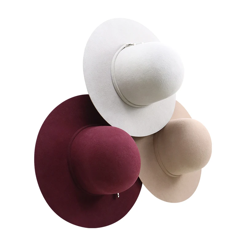 Wholesale price 100% australian wool quality hard stiffness hatbody wool felt hat