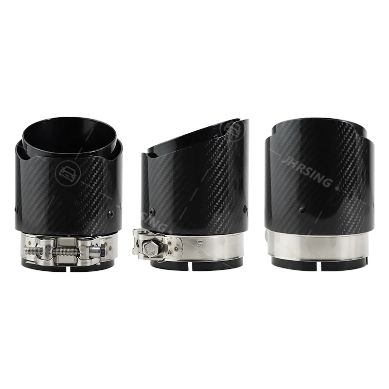 Carbon fiber exhaust tips for BMW X5 F15 E70 X6 F16 car decor accessories  muffler Pipe