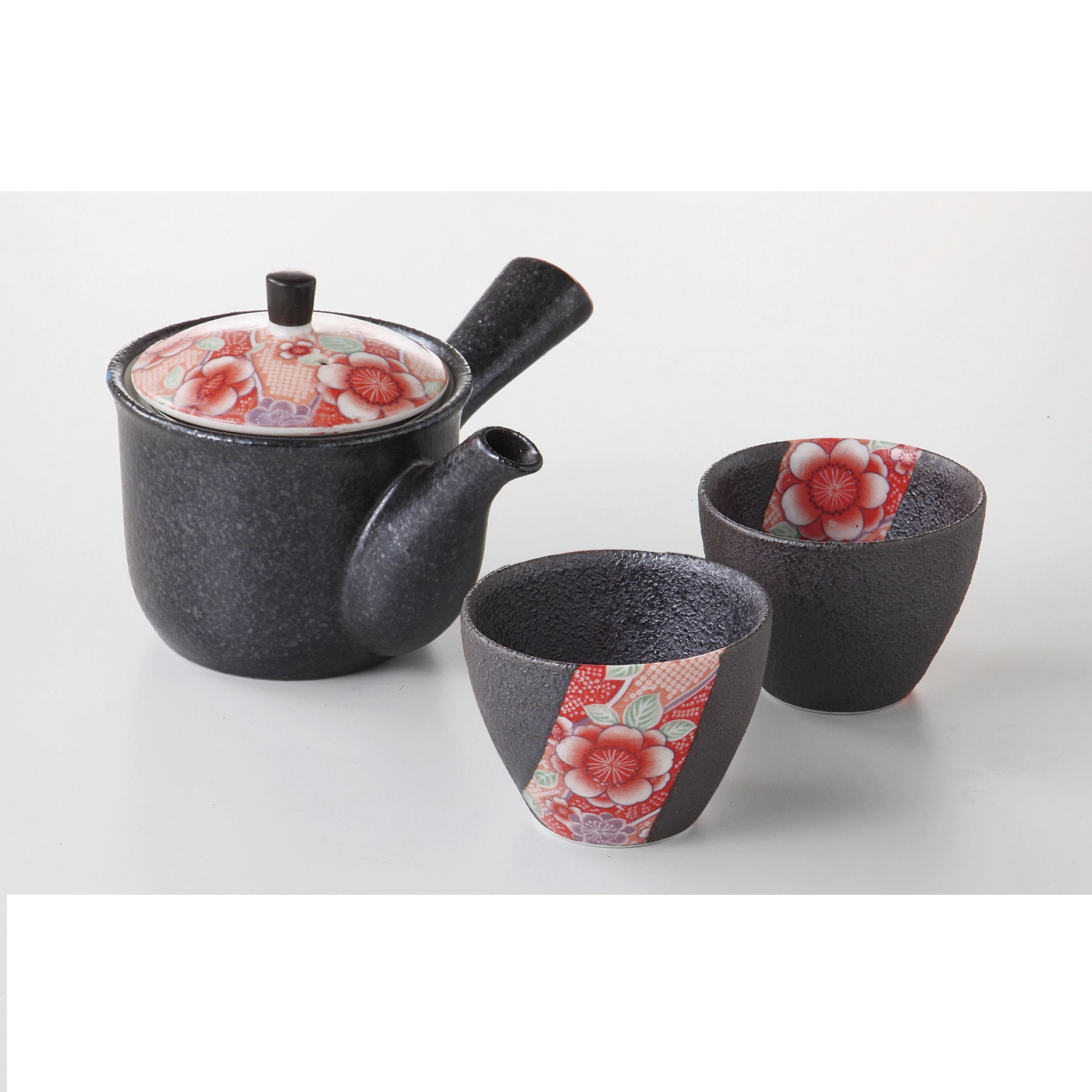 Japanese delicate traditional ceramic tea sets with teapot for afternoon tea and family use
