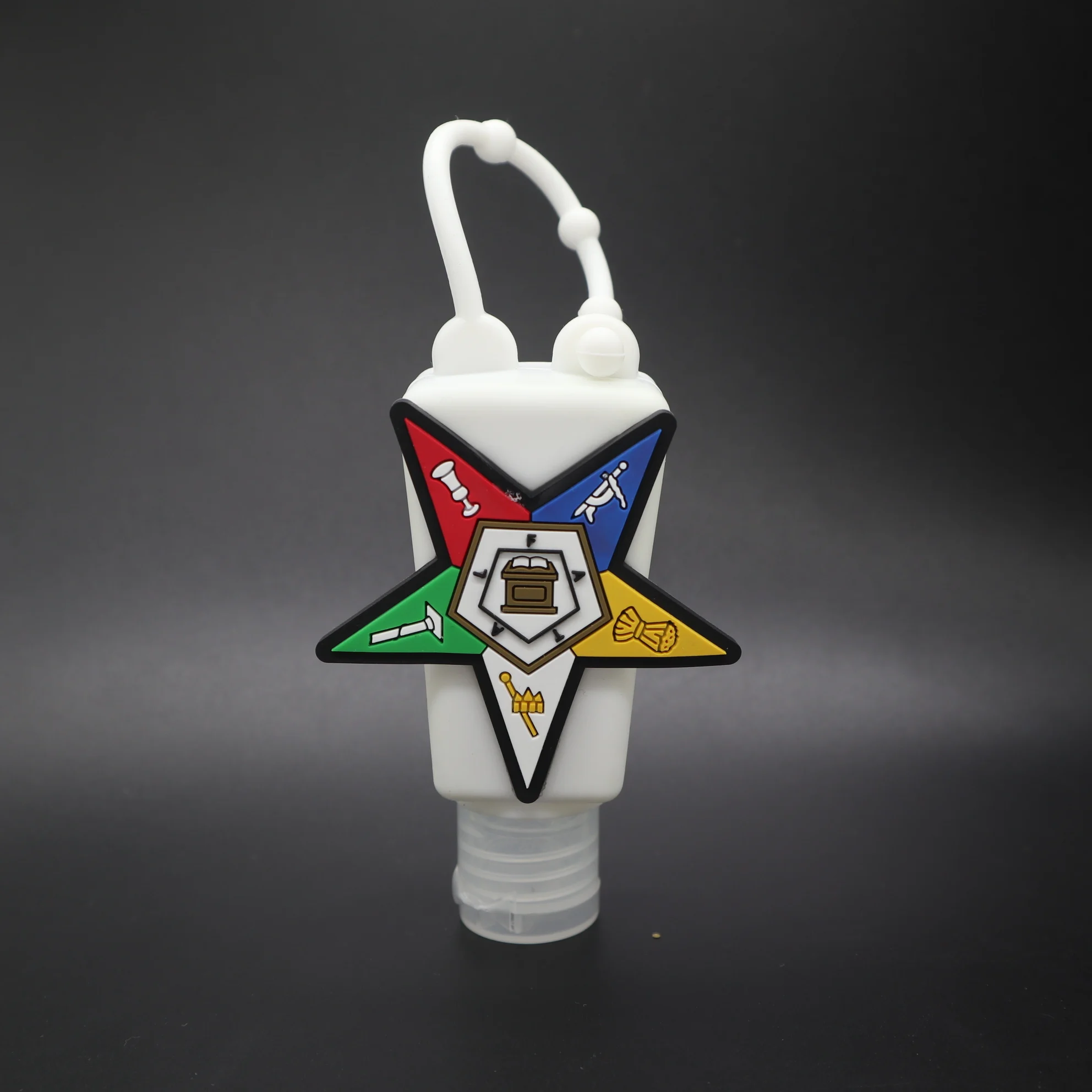 Masonic Gifts Sanitizer Holder Keychain /Portable Order Of The Eastern Star Sanitizer Strap Holder Key Ring
