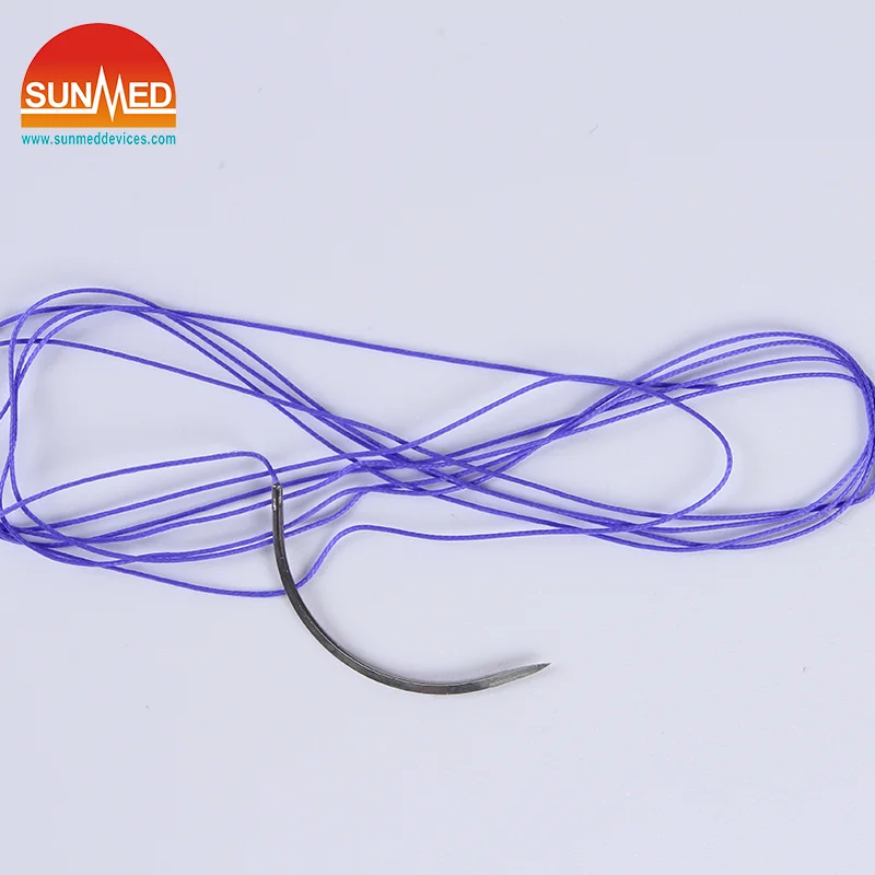 
PGA USP1 75cm 3/8circle reverse cutting 40mm polyglycolic acid in stocks 