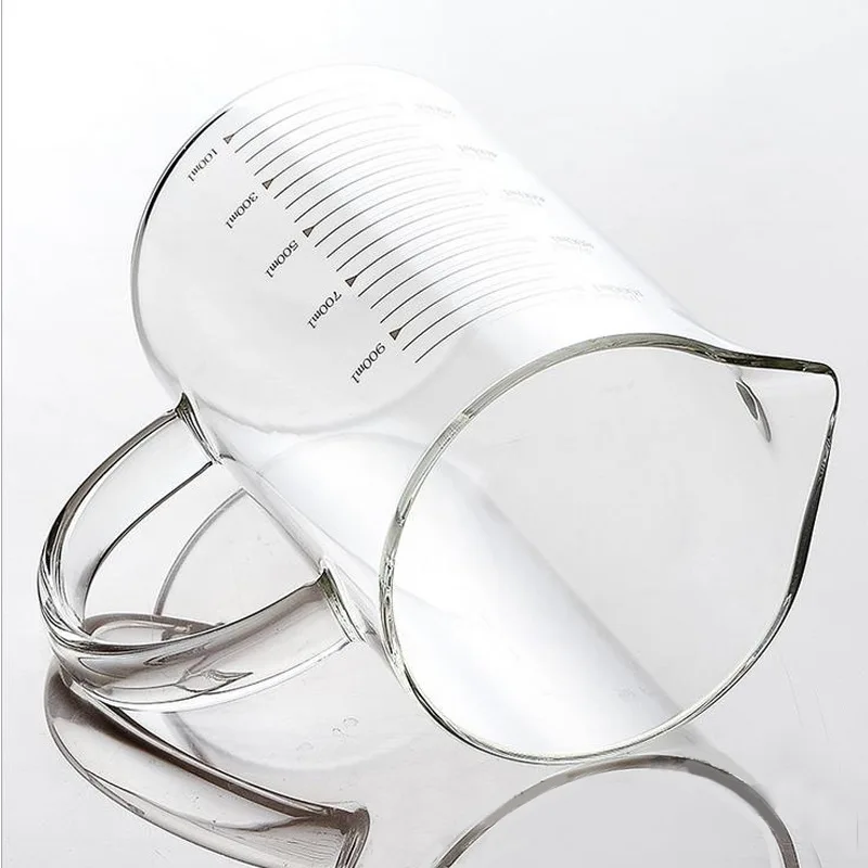 High borosilicate glass graduated cup milk cup graduated glass measuring cup set
