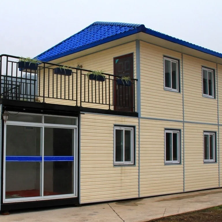 Three Bed Room Modular Homes Prefabricated Villa Movable Flat Folding Container House