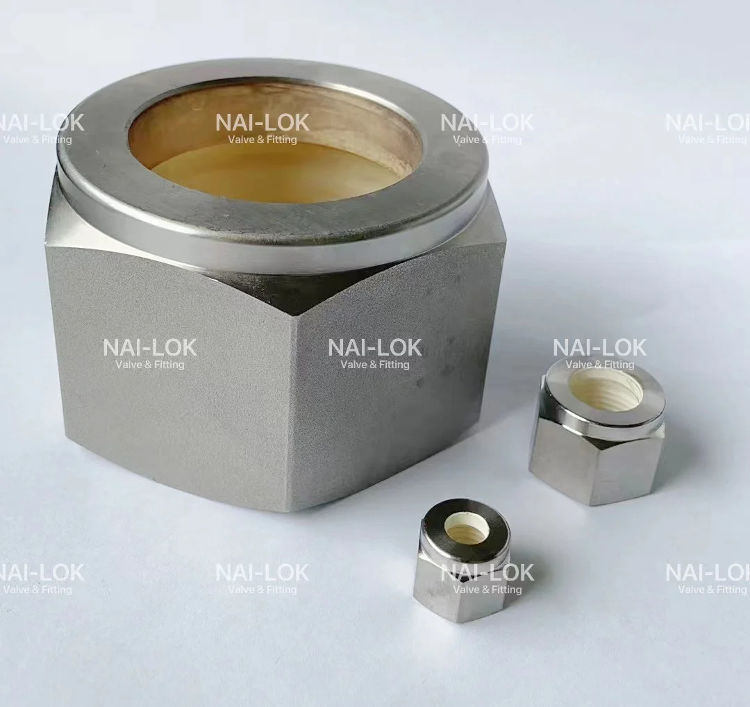 NAI-LOK Stainless Steel 316 ANSI Flange Adapter 3/4 Inch Double Ferrules Compression Tube Fitting x 300LB 2' Flange