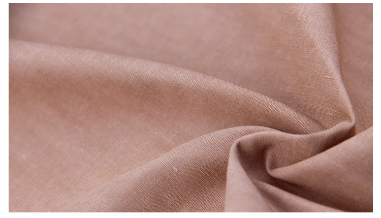 Xin Wo Spring Autumn Dress And Suit Woven Fabric Pure Linen Fabric For Clothing
