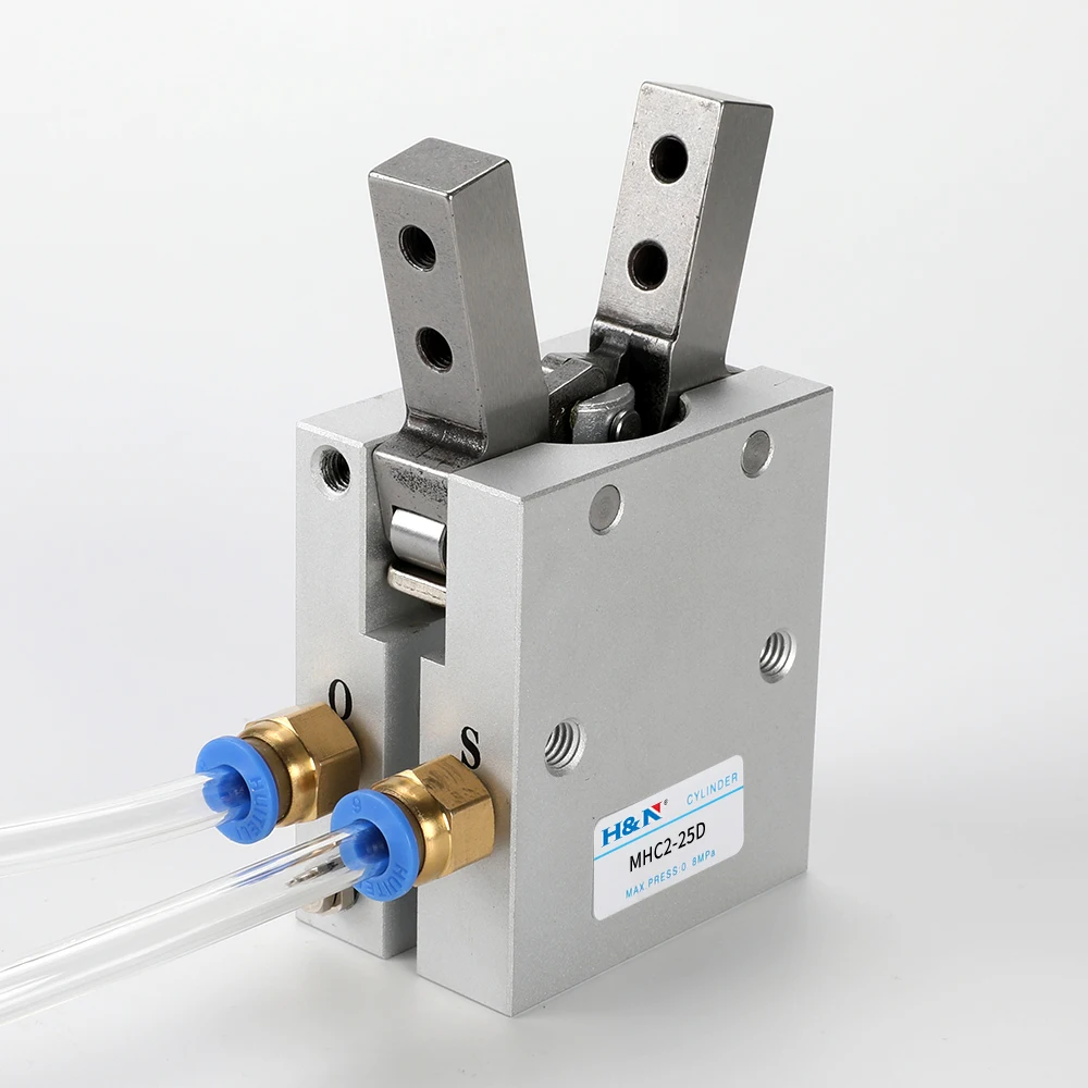 Air Cylinder Mini Pneumatic Parallel Finger Cylinder MHC2 Series single/double acting Cylinder