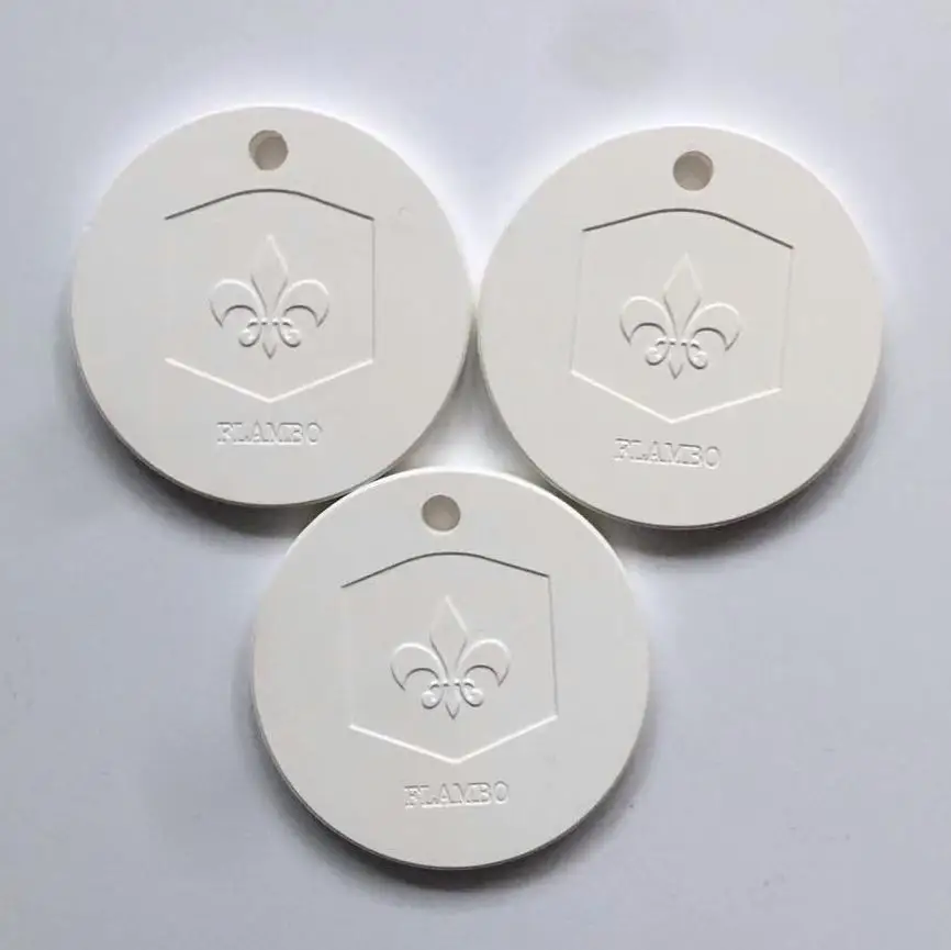 American flower pattern solid ceramic clay perfume diffuser scented plaster aromatic scented stones