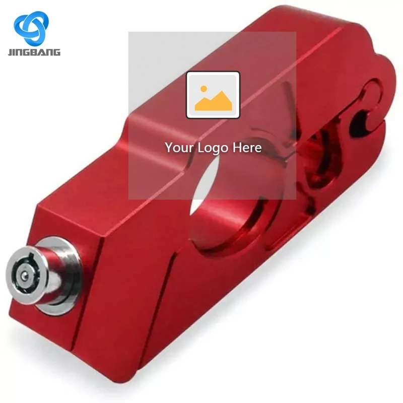 Latest desirable cnc aluminum security anti-theft handlebar lock motorcycle motorcycle brake lock scooter handlebar alarm lock