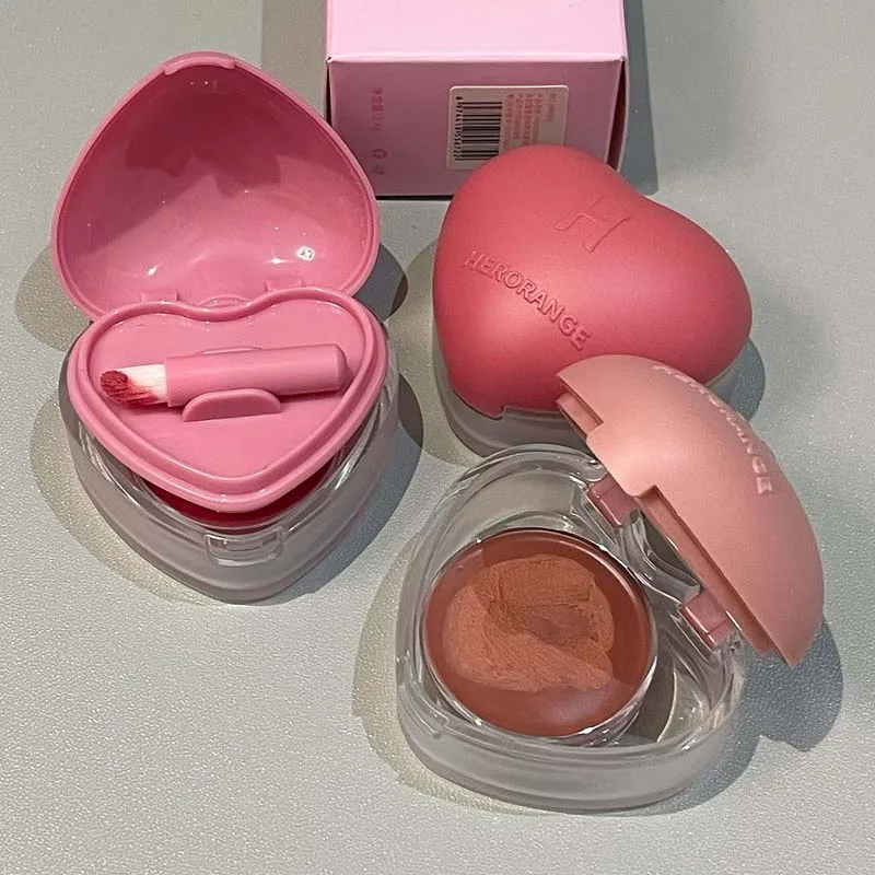 HERORANGE Lingering Honey Flavor Dual-Use Lip and Cheek Tint Natural Versatile Whitening Matte Monochrome Balm Cream