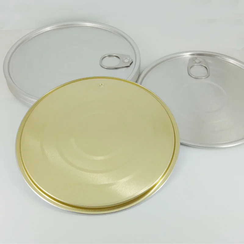 New Arrival 140mm Easy Open Lid 504# Aluminum Easy Open Lid for Canned Food TFS Easy Open End for Coffee Can Cap Big Can Cover