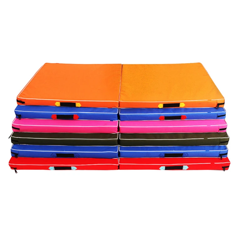 customized size oxford/PU folding Gymnastics play mat yoga mat