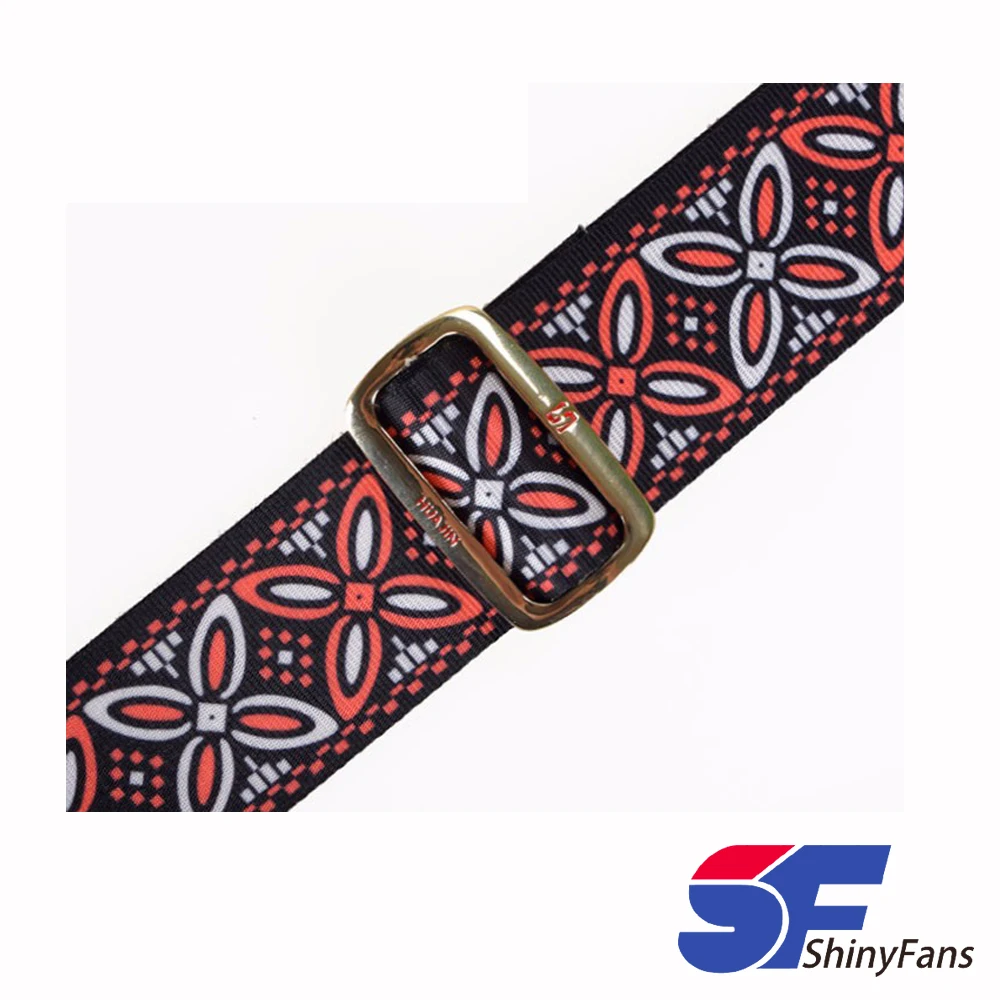 Classic Electric Acoustic Bass PU Leather Guitar Strap Guitar Belt