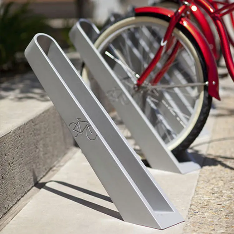 
galvanized steel bike parking rack outdoor street modern metal bicycle stand 